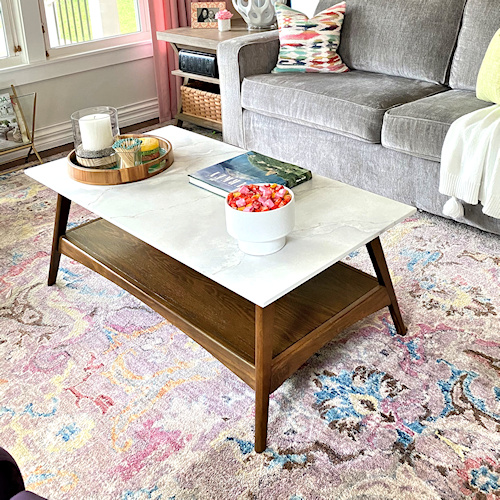 living room - coffee table